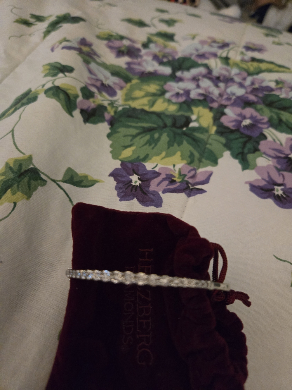 Helzberg Diamonds Silver Diamond Tennis Bracelet